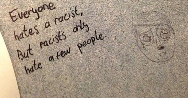 everyone hates a racist, but racists only hate a few people