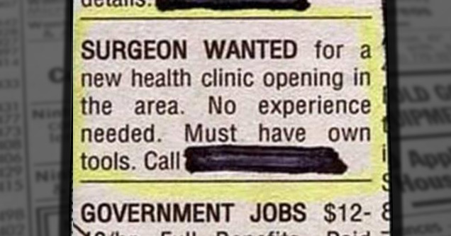 The Funniest Help Wanted Signs You’ll See All Day