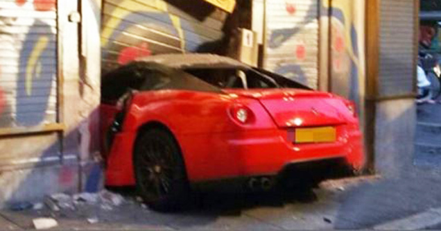 Valet Destroys Ferrari and Italian Storefront