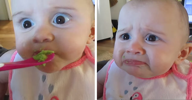 This Baby Is Not A Fan Of Avocados