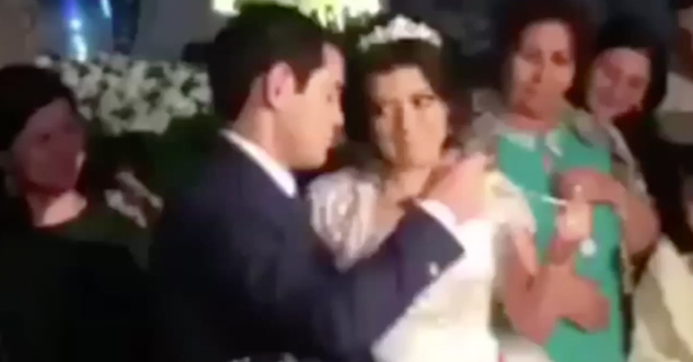 Wedding Turns Awkward When Groom Gets Pissed About Cake