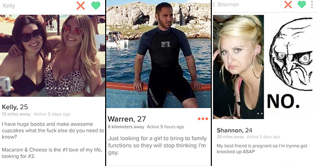 tinder - 25 Tinder Profiles That Are Awkward At Best