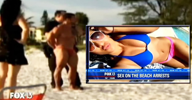 sex on the beach arrests