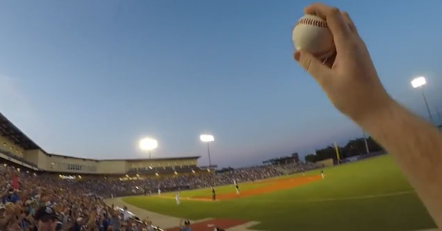 GoPro Captures Fan's Barehanded Catch