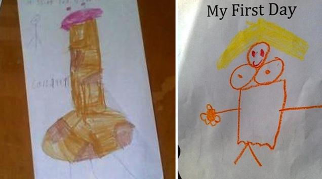 Innocent Children’s Drawings Only Adults Can Truly Appreciate