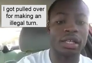 A young black male shares his thoughts after being stopped by a white cop.