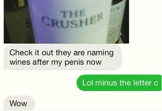 Instances where an ex text resulted in a major burn.