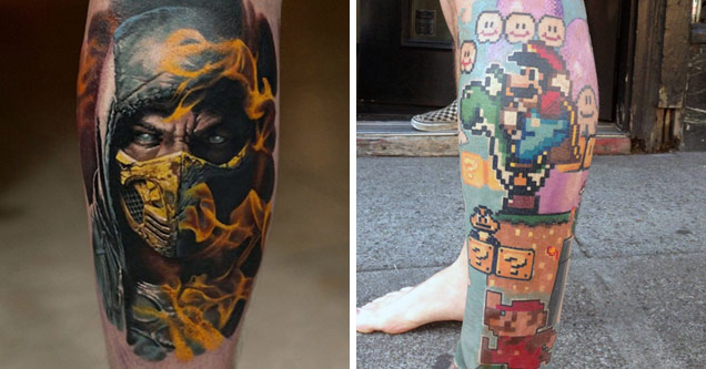 26 Kick-Ass Gamer Tattoos