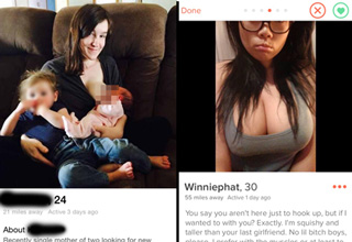 Strange, awkward, creepy and hilarious people on Tinder who stand out.