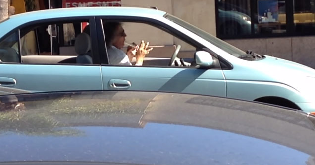 Guy Moves Traffic With Ancient Flute Song