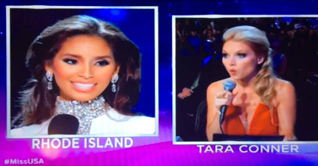 Miss Rhode Island Completely Bombs Miss USA Question