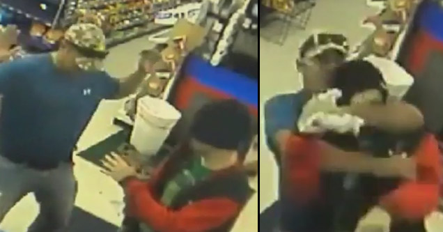 Fireman Delivers Instant Justice To Armed Robber