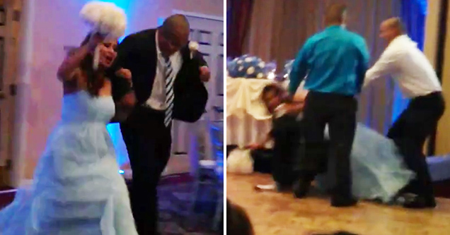 Groom Gets Too Turnt Up and KOs Bride