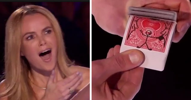 Magician Wows Judges With Amazing Trick