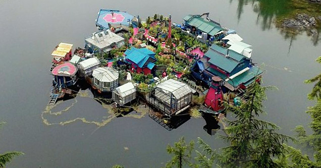 Couple Built Their Own Self-Sustaining Island