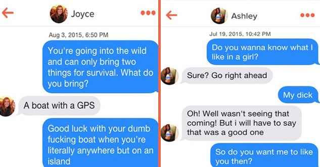 Guy's Unsuccessful Tinder Game is Amazing