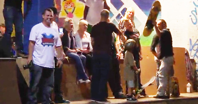 Quick Reflexes Save Young Boy At Skatepark