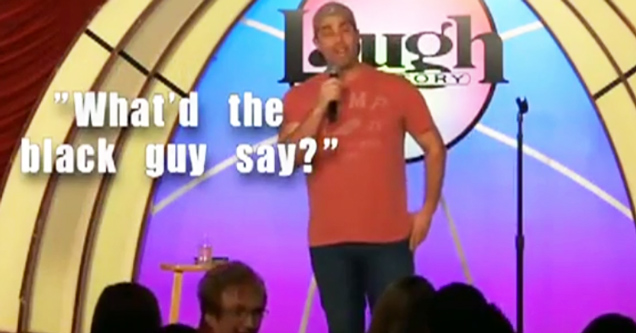 Comedian Diffuses Possible Racist Moment