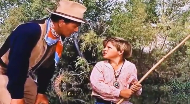 John Wayne Helps Kid Learn To Swim Like A Badass