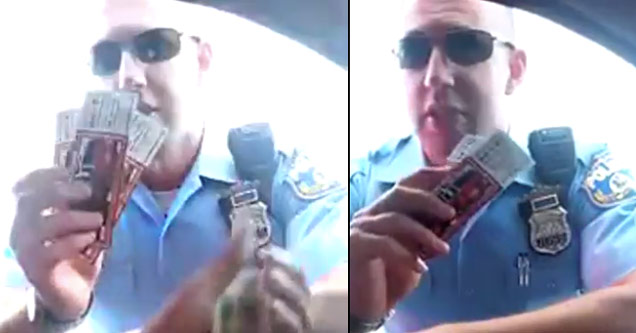 Cop Busted on Hidden Camera Extorting Driver