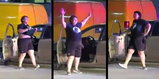 Suspect Dances For Cops After Pursuit - Funny Video | eBaum's World