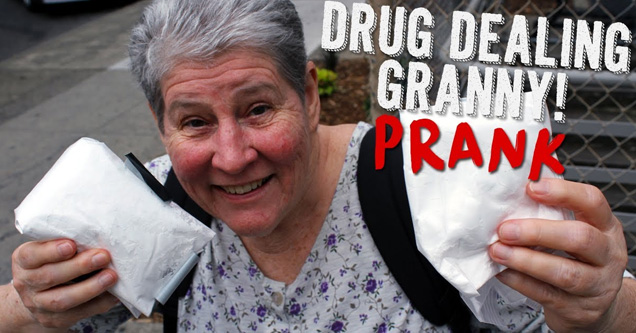 Drug Dealing Grandma Prank