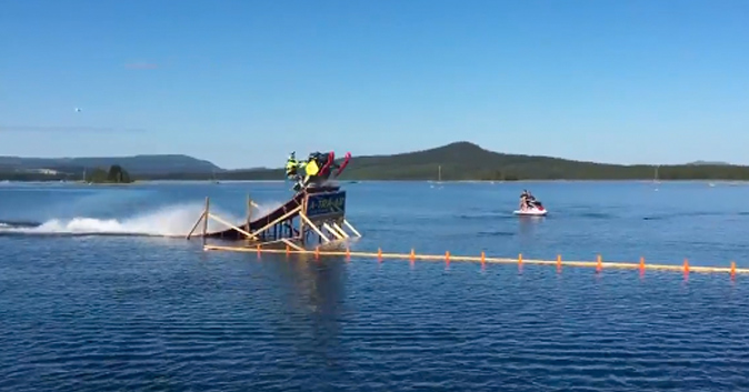 The Ultimate Backflip on Water