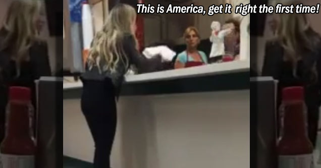 Angry Woman Has A Meltdown In Kebab Shop