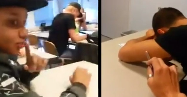 Teacher Freaks Out When Student Falls Asleep