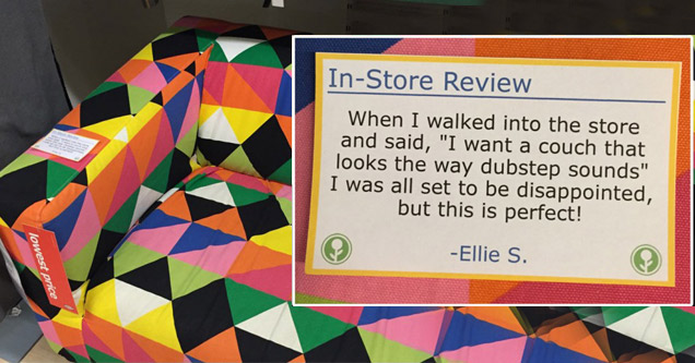 Guy Trolls IKEA by Planting Fake In-Store Reviews All Over The Store