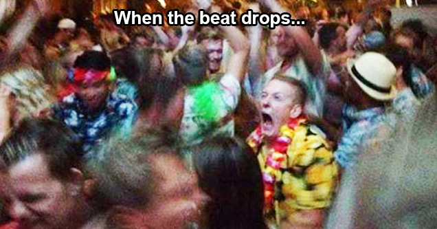 crowd - When the beat drops...