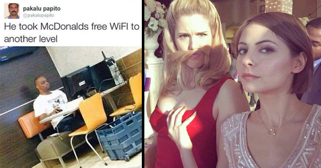 mcdonalds wifi meme - pakalu papito He took McDonalds free WiFl to another level | emily bett rickards boobs