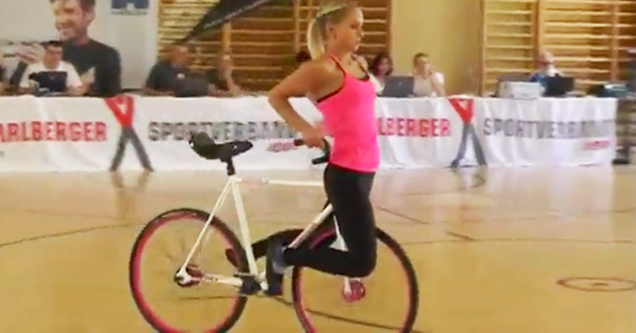 You Won't Believe What This Girl Can Do On a Bicycle