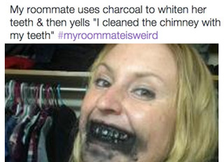 Here are a few people who are clearly stuck with an odd roommate…