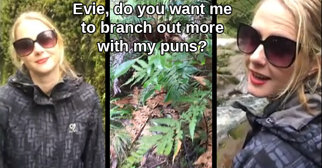 Guy Annoys Girlfriend With Puns On A Nature Hike