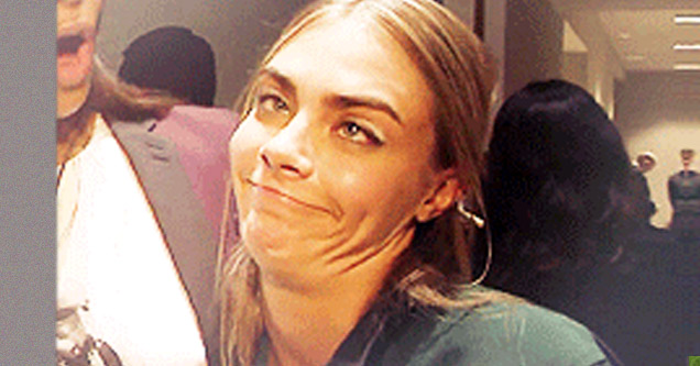 Late Night GIFs For Your Viewing Pleasure | cara delevingne excited gif