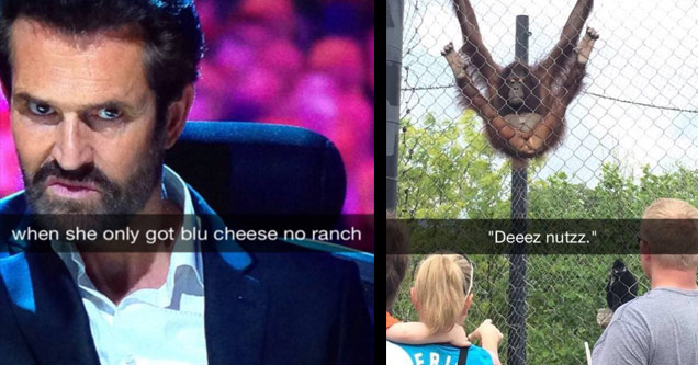 14 Hilarious Snapchats To Make You Chuckle