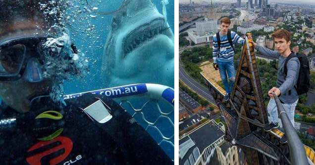 17 of The Most Dangerous Selfies Ever