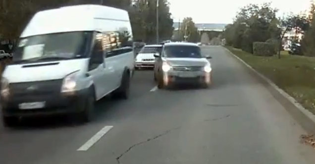 Impatient Woman Driver Pays The Price