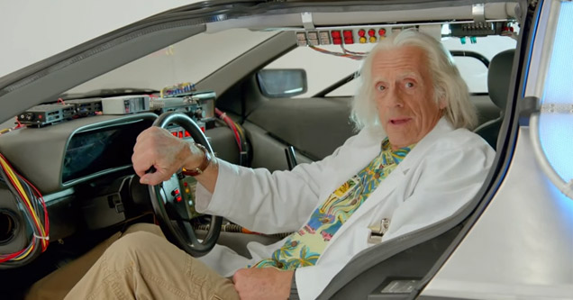 The Future Is Now! A Special Message From Doc Brown