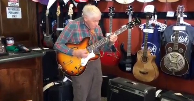 Grandpa Surprises Everyone With His Guitar Skills