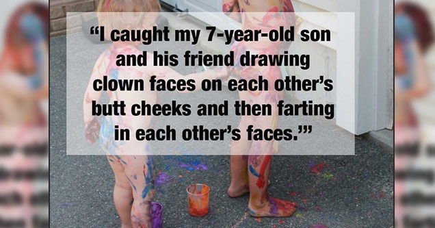 kids doing crazy things - 