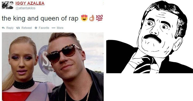 macklemore iggy azalea - Iggy Azalea the king and queen of rap 100 t3 Retweet Favorite ... More