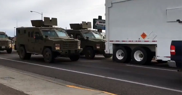 Nuclear Weapons Truck Gets Rear Ended