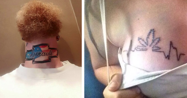 33 People With Ridiculously Bad Tattoos