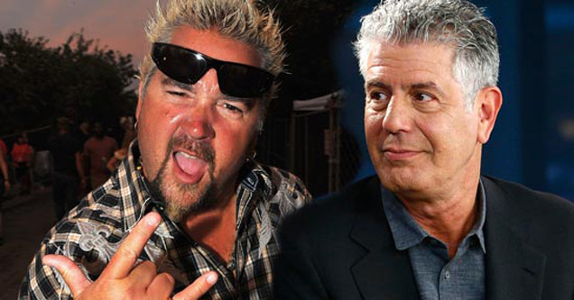 Guy Fieri is Tired of Anthony Bourdain's Shit Talking