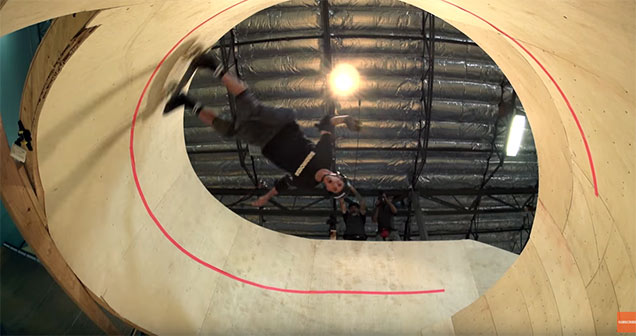 Tony Hawk Skates The First-Ever Horizontal Loop