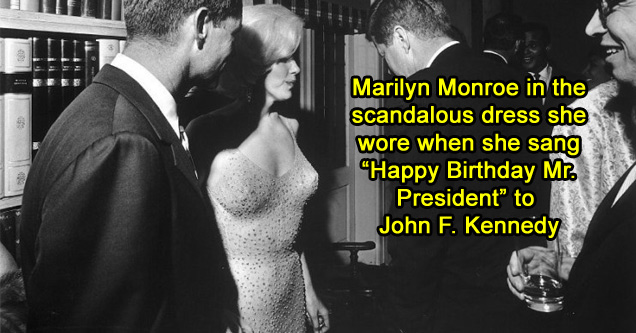 marilyn monroe meeting john f. kennedy