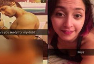 A snapchat sext session turns into a very public nightmare!