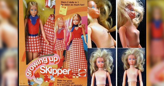 growing up skipper doll - Corages And Over She's 2 dolls in 1 for twice as much fun! On wing up Skipper Make her grow from a young girl to a teenager in seconds! 120m00